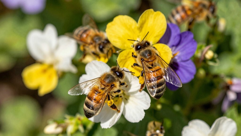 support bees through planting