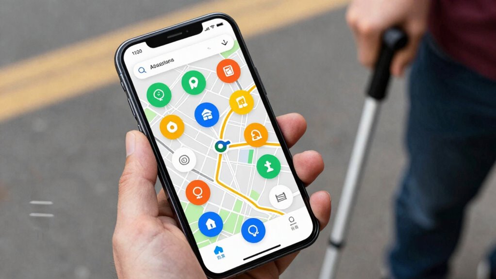 tactile and voice navigation