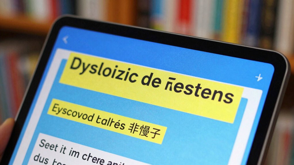 visual stress impairs reading comprehension