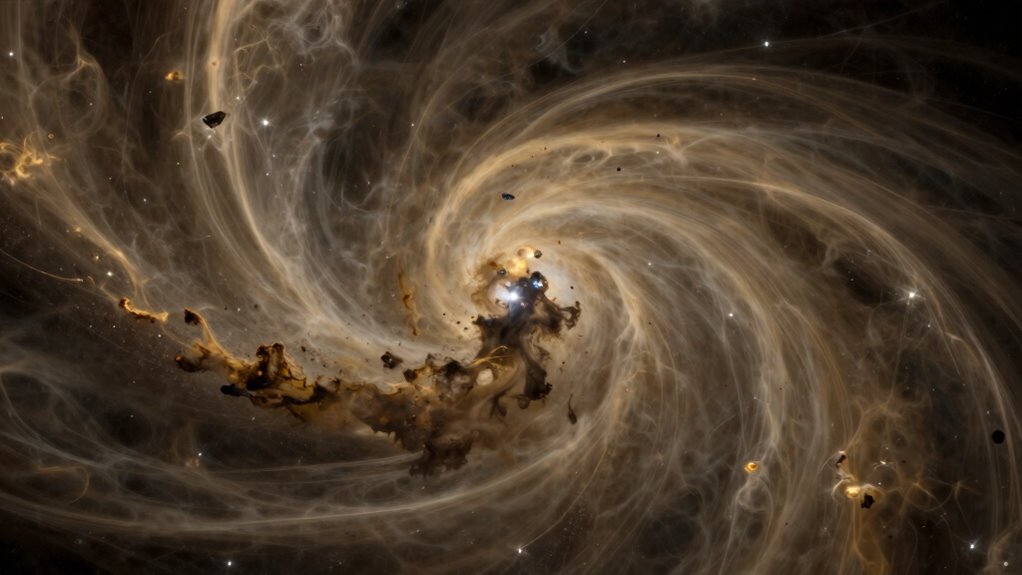 cosmic dust forms planets