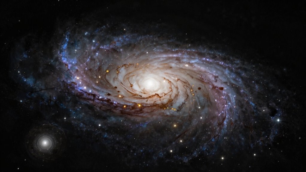 dark matter shapes spiral galaxies