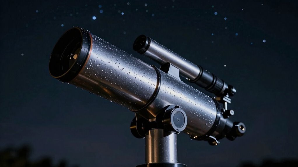 dew disrupts astronomy sessions