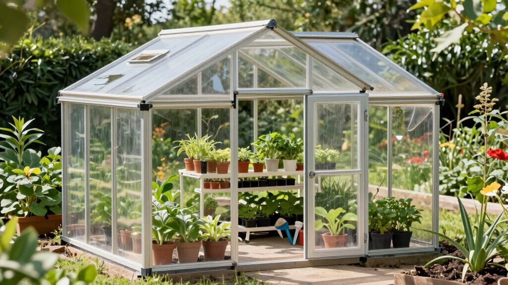 greenhouse kits for controlled gardening