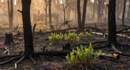 post fire landscape transformation