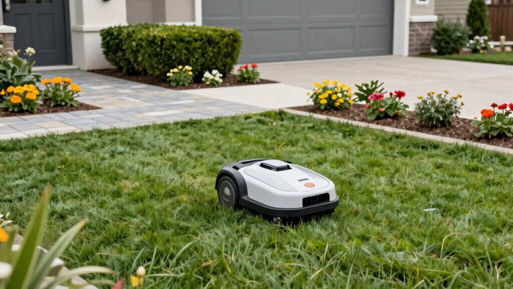 robot mowers suitable landscapes