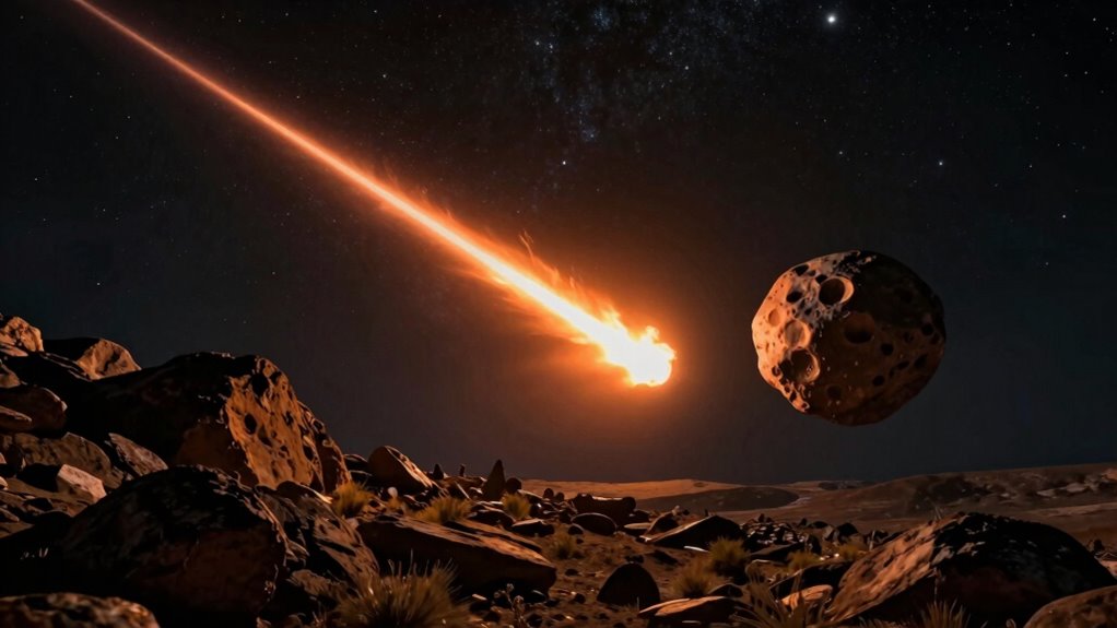 space debris meteor asteroid differences