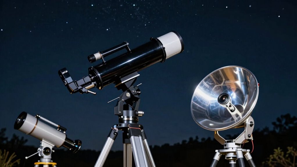types of telescope optics