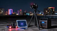 urban night sky equipment