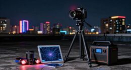 urban night sky equipment