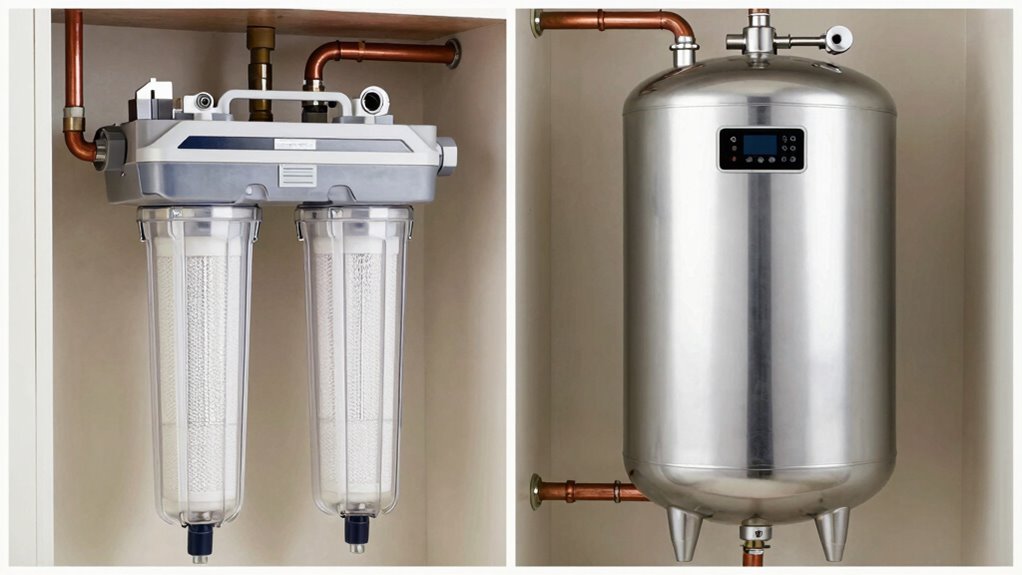 water filtration vs softening