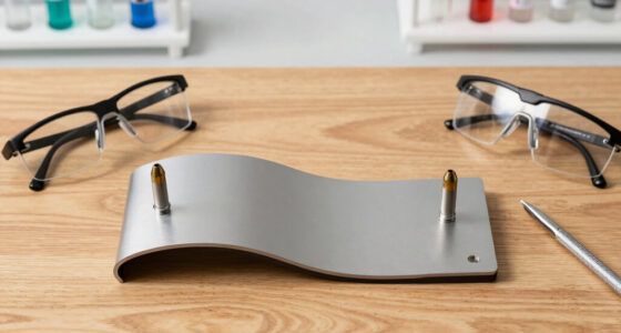 This curved path helps prevent bullets from hitting each other's primers during production