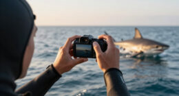 Newport Beach Shark Breach Video