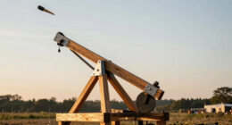 Tom Stanton's Supersonic Trebuchet Breaks Sound Barrier With Gravity Alone