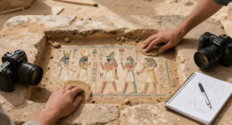 4,400-Year-Old Tomb Of Egyptian Judge Found At Saqqara With Colors On Walls