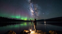 APOD: 2026 September 26 – Mirrored Meteor And Milky Way