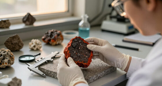 Slice Of Martian Meteorite Teghaza 001