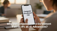Why Did Computer Science Enrollment Fall 12.4% As AI Advances?