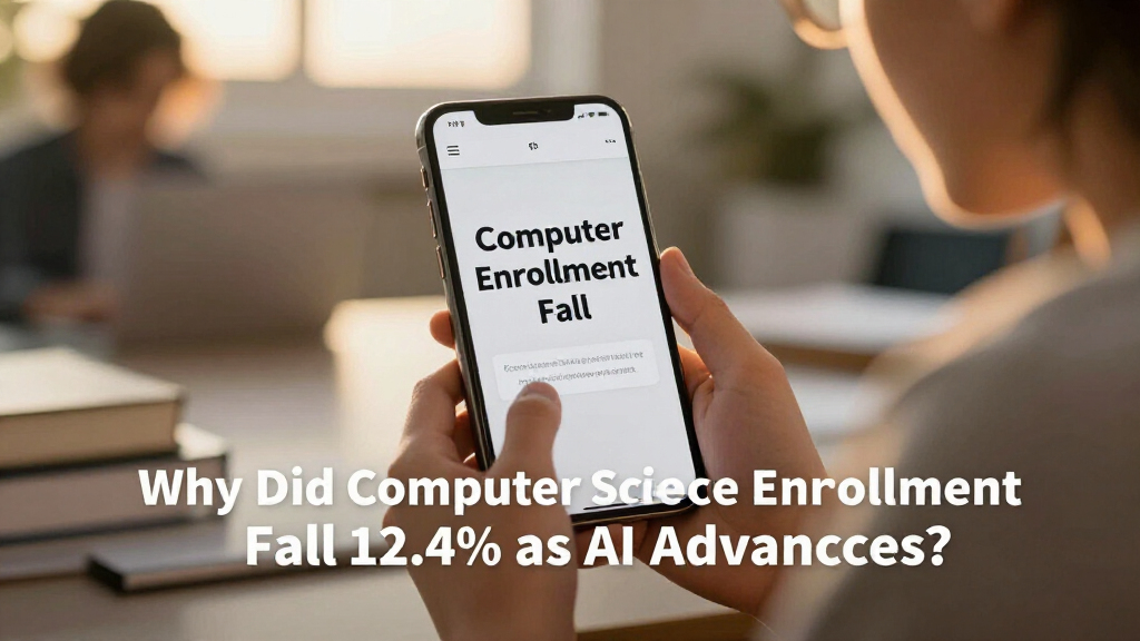 Why Did Computer Science Enrollment Fall 12.4% As AI Advances?
